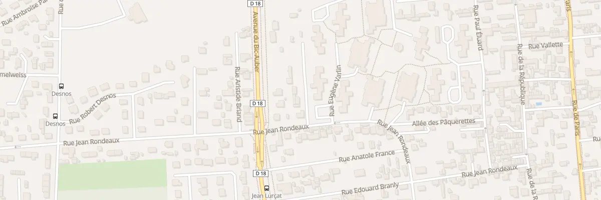 Plan du 44 Rue Jean Rondeaux à Saint-Étienne-du-Rouvray