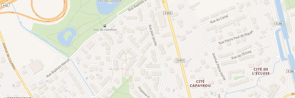 Plan du 6 Rue Gambetta à Castelsarrasin