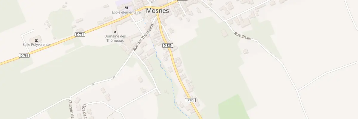 Plan du 12 Rue de l’Ouche à Mosnes