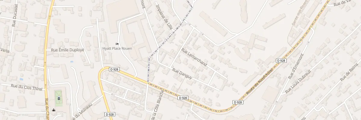 Plan du 85 Rue Danguy à Bois-Guillaume