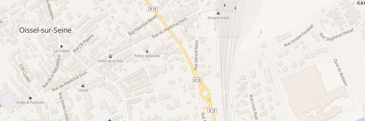 Plan du 15B Rue Edouard Vaillant à Oissel-sur-Seine
