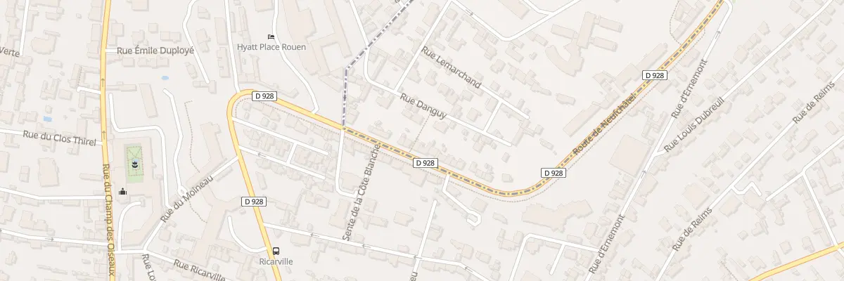Plan du 759 Rte de Neufchâtel à Bois-Guillaume