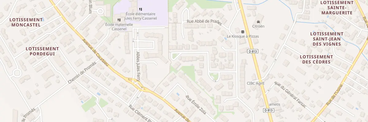 Plan du 39 Rue Victor Hugo à Castelsarrasin