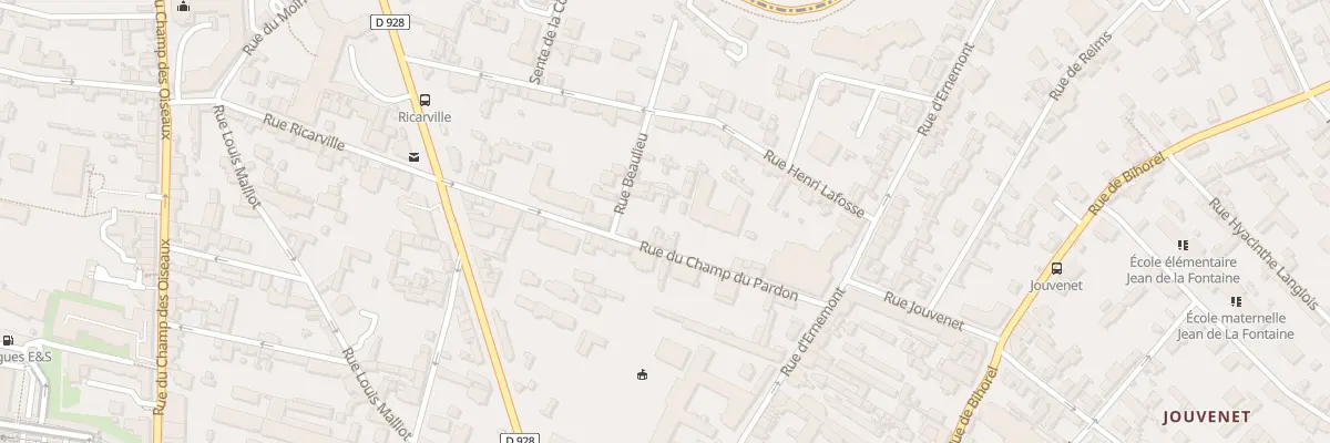 Plan du 20 Rue du Champ du Pardon à Rouen