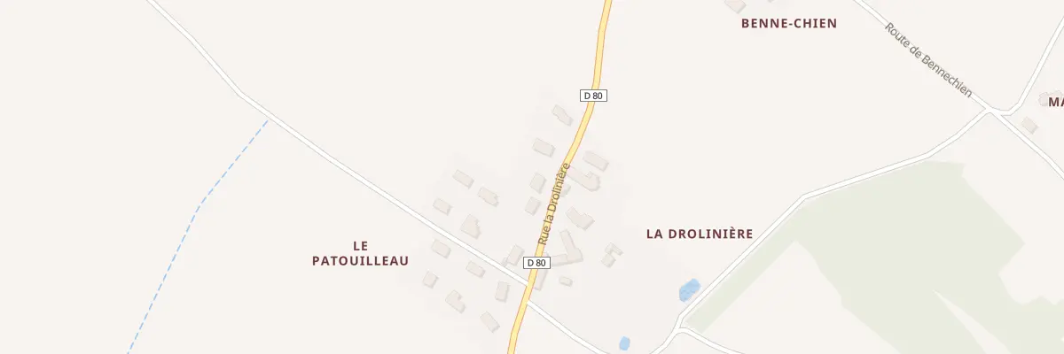 Plan du 11 La Droliniere à Chisseaux