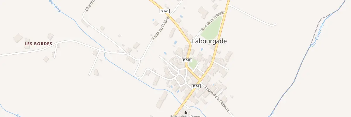Plan du 1 Imp des Murgettes à Labourgade