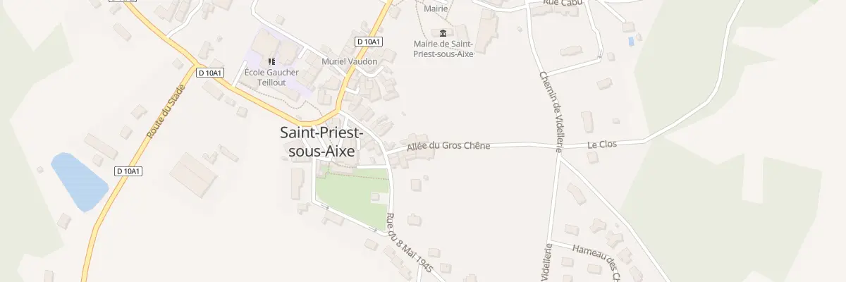 Plan du 3 All du Gros Chêne à Saint-Priest-sous-Aixe