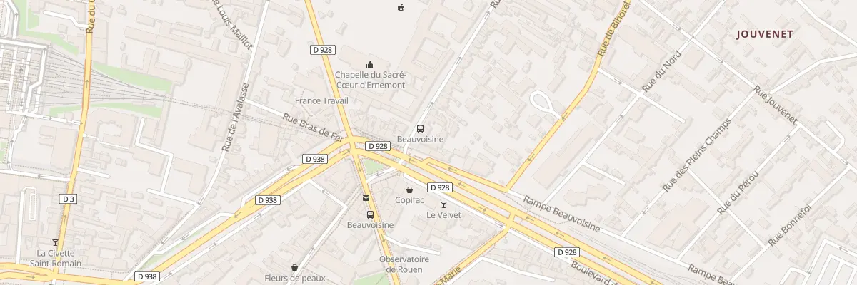 Plan du 4 Rue d’Ernemont à Rouen