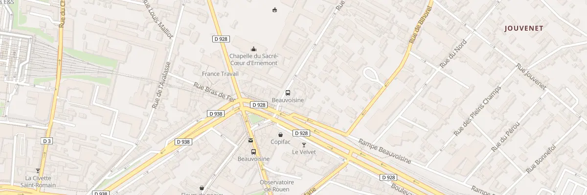Plan du 6 Rue d’Ernemont à Rouen