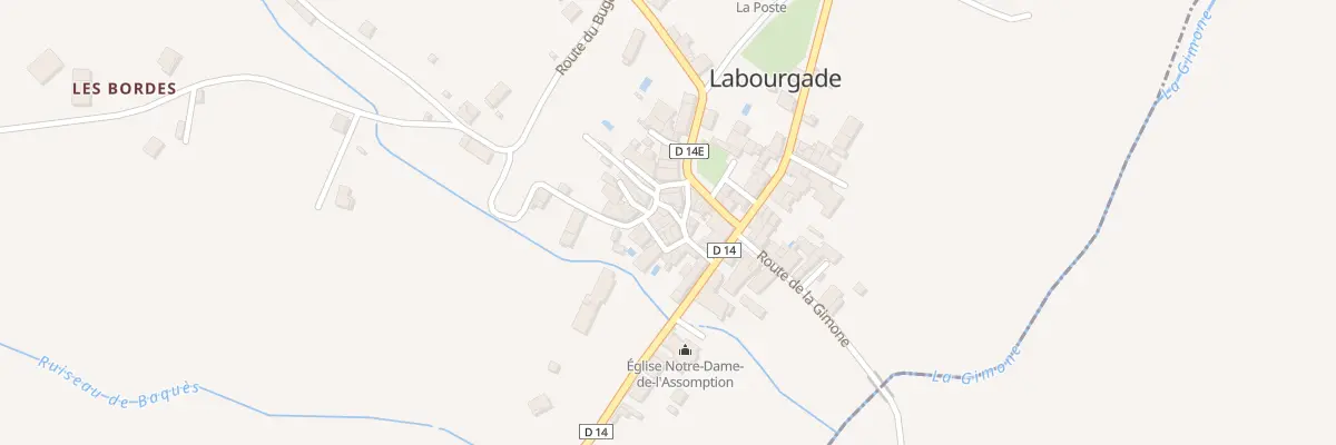 Plan du 5040 Village à Labourgade