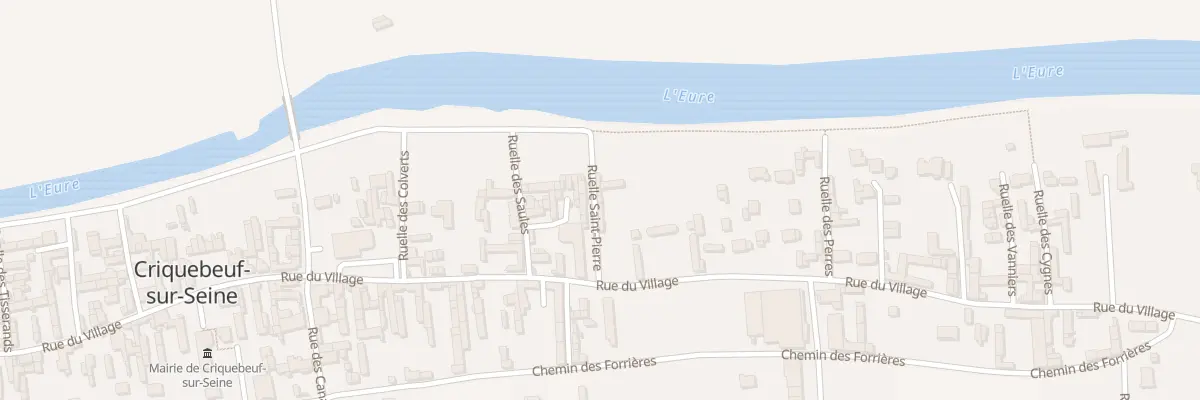 Plan du 62 Rle Saint Pierre à Criquebeuf-sur-Seine