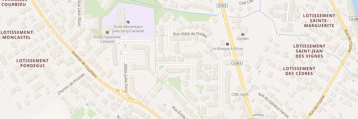 Plan du 34 Rue Victor Hugo à Castelsarrasin
