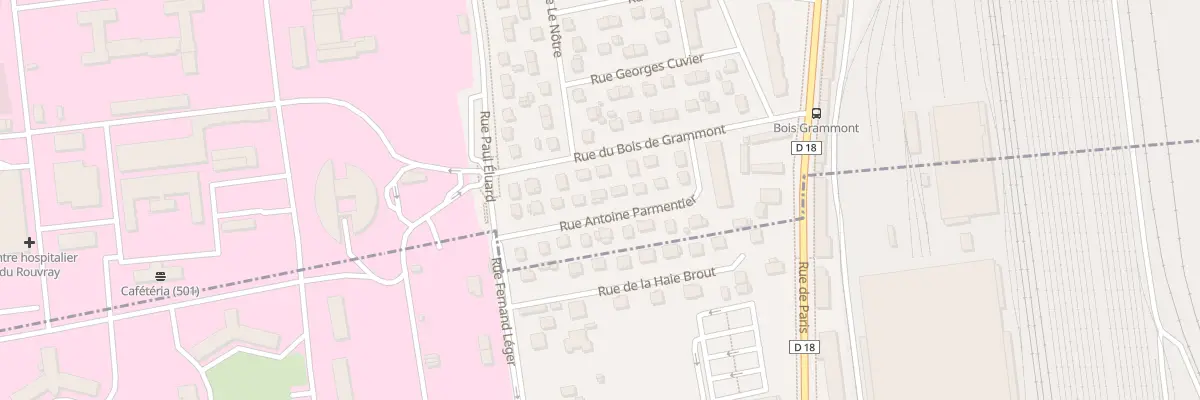 Plan du 9 Rue Antoine Parmentier à Sotteville-lès-Rouen