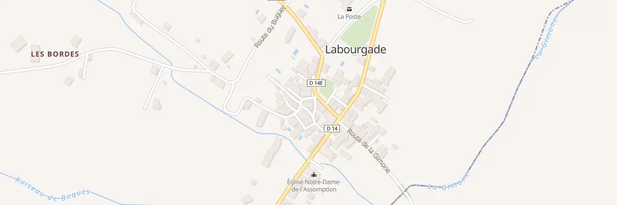 Plan du 1 Rue de la Forge à Labourgade