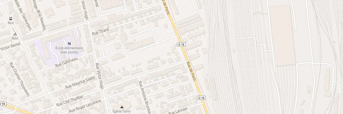 Plan du 2 Rue Cite Thuillier à Sotteville-lès-Rouen
