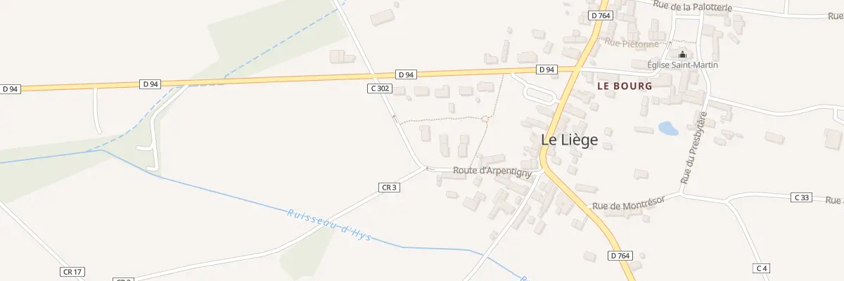 Plan du 18 Rte d’Arpentigny au Liège
