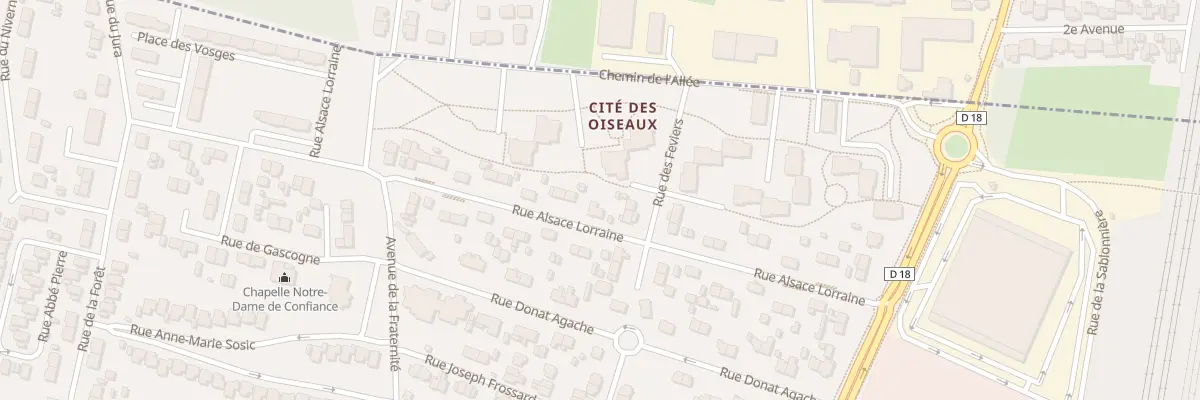 Plan du 24 Rue Alsace Lorraine à Oissel-sur-Seine