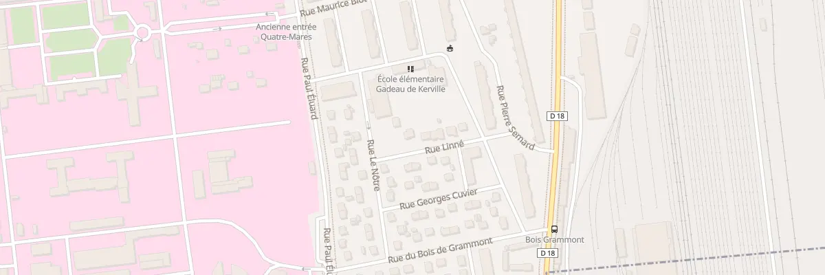 Plan du 10 Rue Linne à Sotteville-lès-Rouen