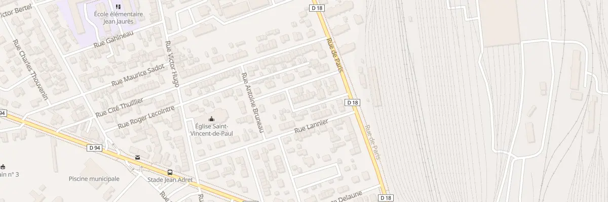 Plan du 14 Rue Georges Pelcot à Sotteville-lès-Rouen