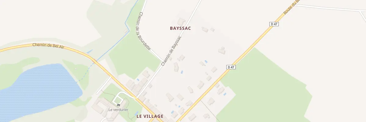 Plan du 34E Bayssac à Drudas