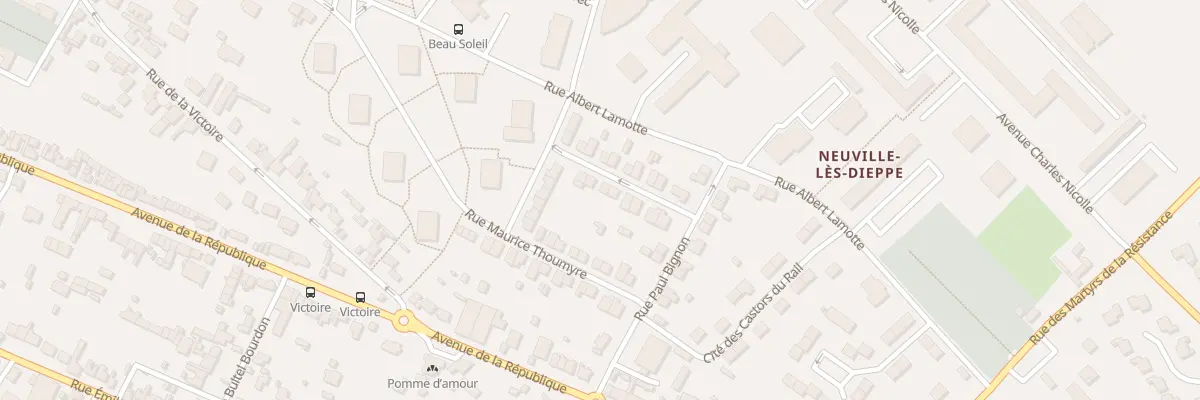 Plan du 98 Rue Cdt Charcot à Dieppe