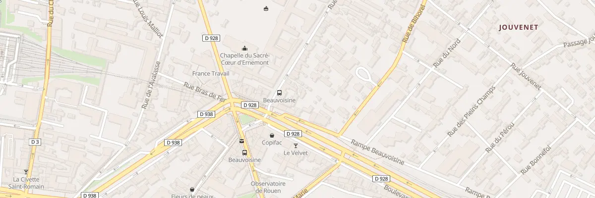 Plan du 10 Rue d’Ernemont à Rouen