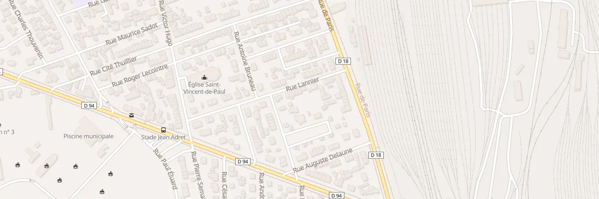 Plan du 17 Rue Lannier à Sotteville-lès-Rouen