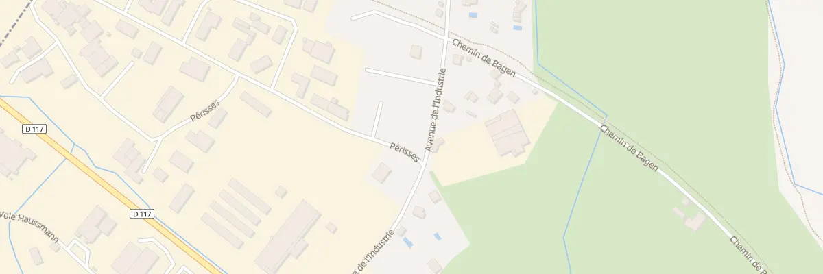 Plan du 36 Zi Zone Industrielle à Lorp-Sentaraille
