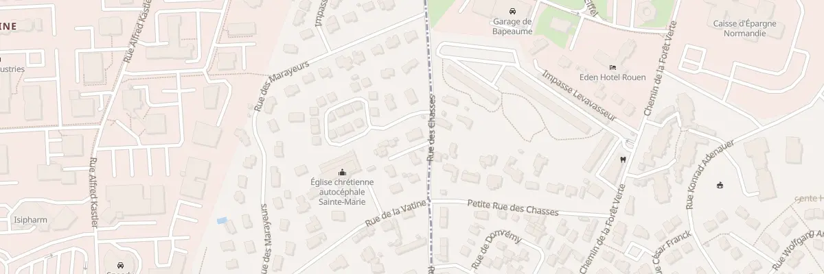 Plan du 73 Rue des Chasses à Mont-Saint-Aignan