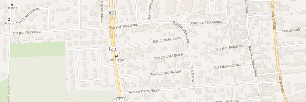 Plan du 1 Rue Anatole France à Saint-Étienne-du-Rouvray