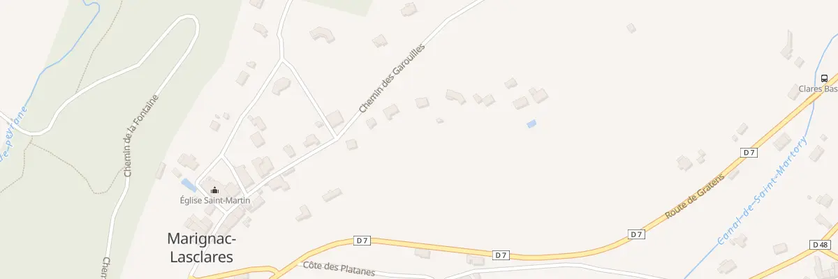 Plan du 5002F La Darbasse à Marignac-Lasclares