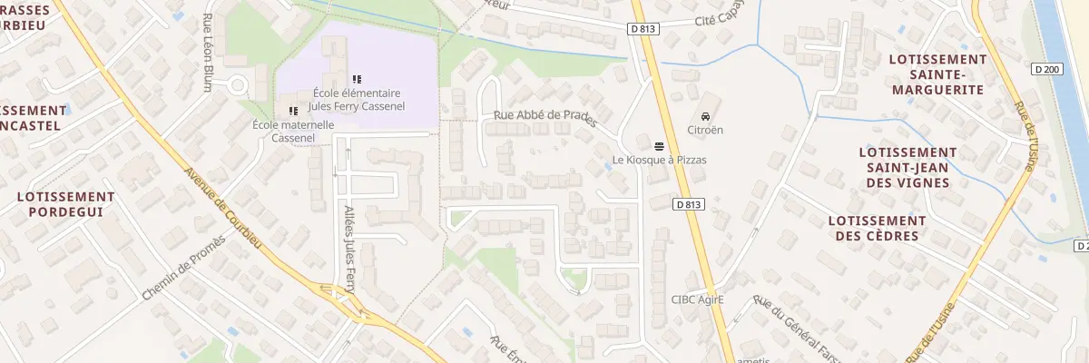 Plan du 28 Rue Victor Hugo à Castelsarrasin