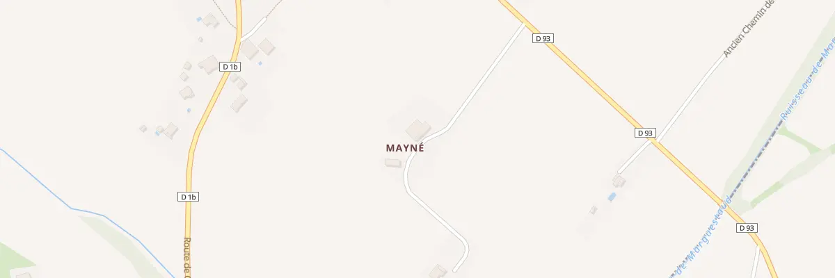 Plan de Mayné à Drudas