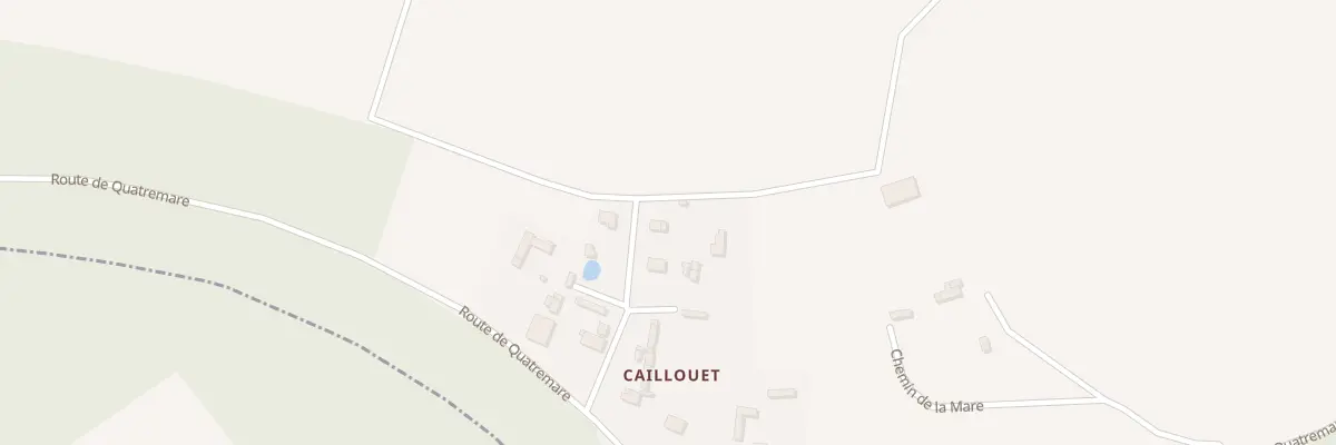Plan du 7 Sen de Caillouet au Mesnil-Jourdain