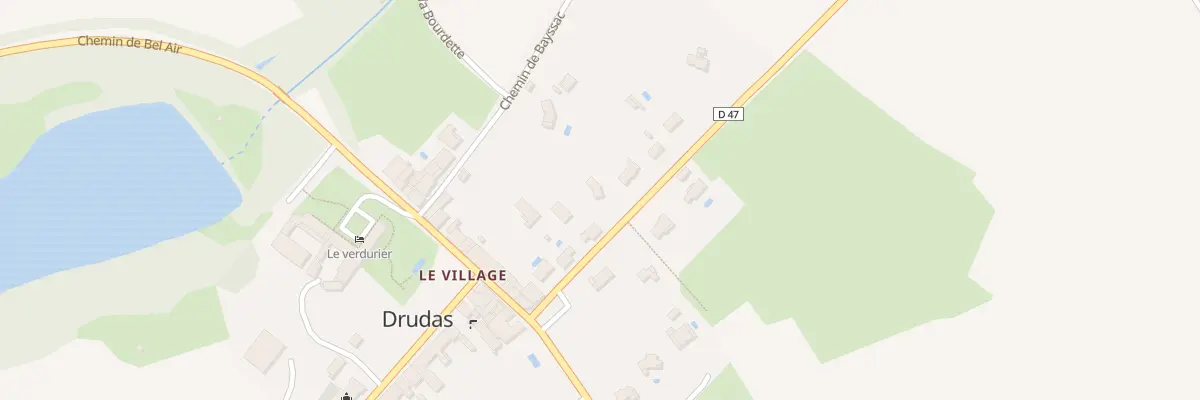 Plan du 9385 Le Village à Drudas
