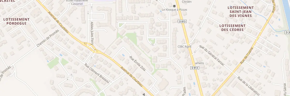 Plan du 15 Rue Victor Hugo à Castelsarrasin