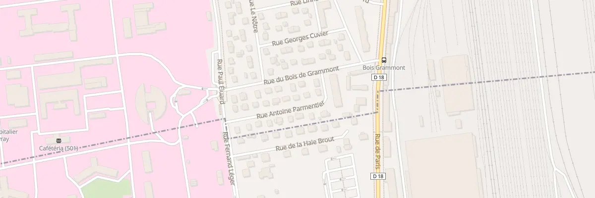 Plan du 13 Rue Antoine Parmentier à Sotteville-lès-Rouen
