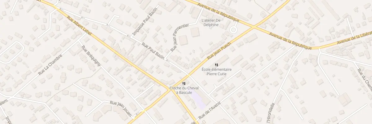 Plan du 31 Rue Paul Bazin à Dieppe