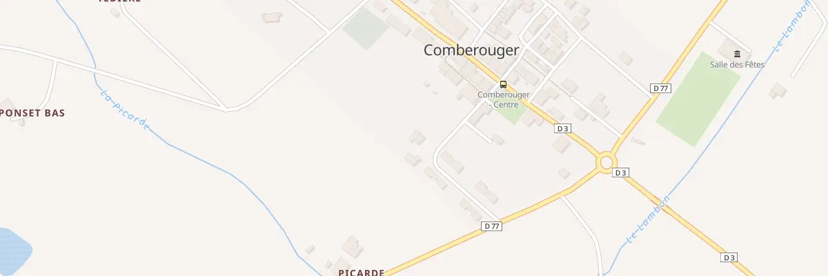 Plan du 5102 Comberouger à Comberouger