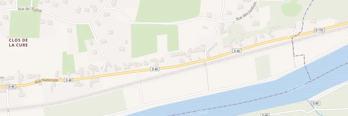 Plan du 105 Rue Nationale à Chisseaux