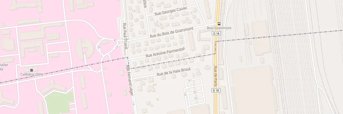 Plan du 14 Rue Antoine Parmentier à Sotteville-lès-Rouen