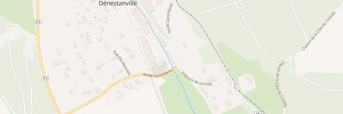 Plan du 5036 Denestanville à Dénestanville