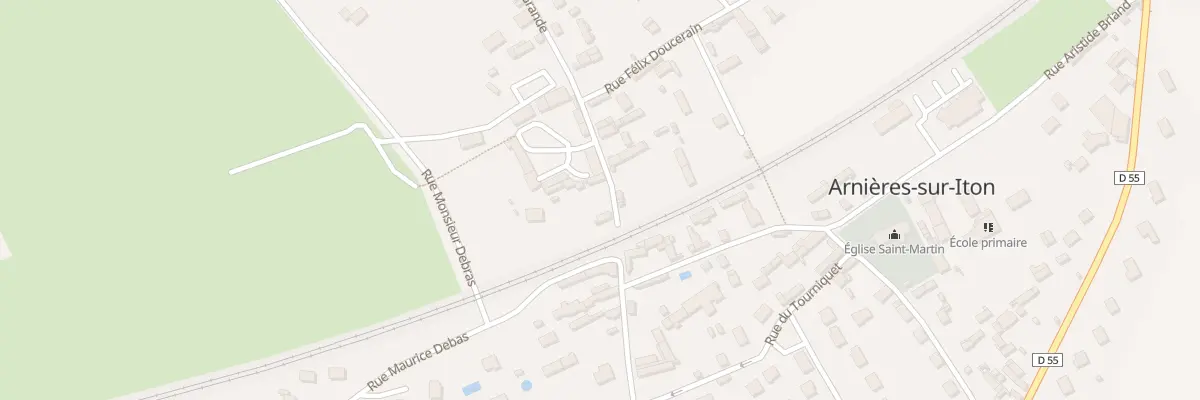 Plan du 2B Rue Grande à Arnières-sur-Iton