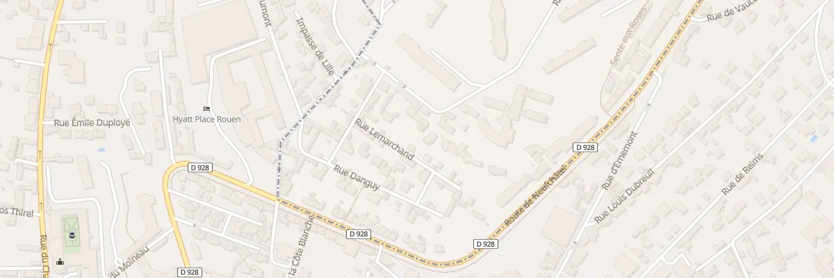 Plan du 104 Rue Robert Pinchon à Bois-Guillaume