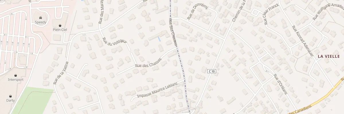 Plan du 15 Rue des Chasses à Saint Martin de l’If
