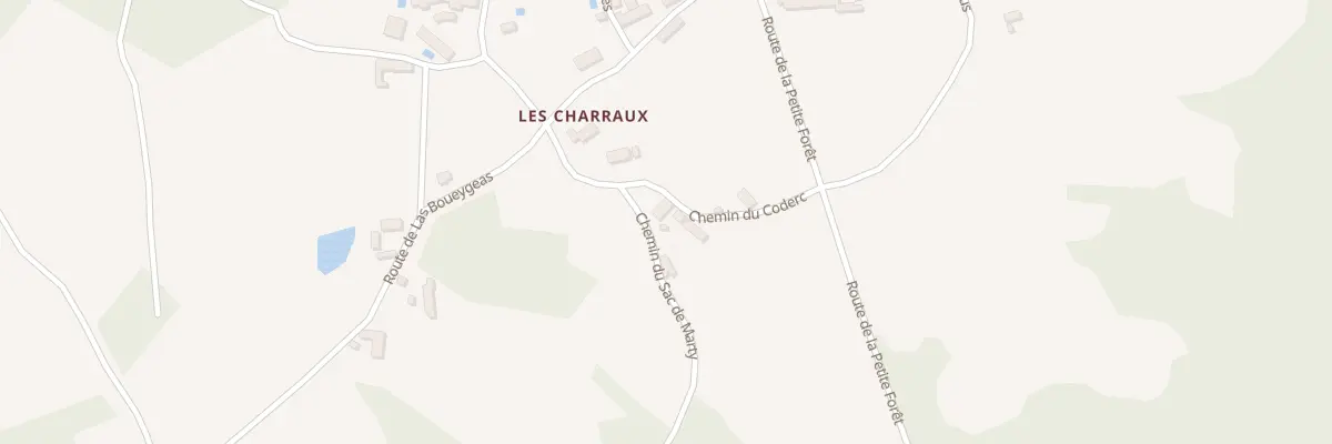 Plan du 116 Che du Coderc à Hautefort