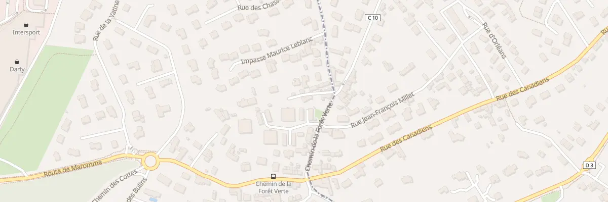Plan du 1 Imp des Chasses à Mont-Saint-Aignan