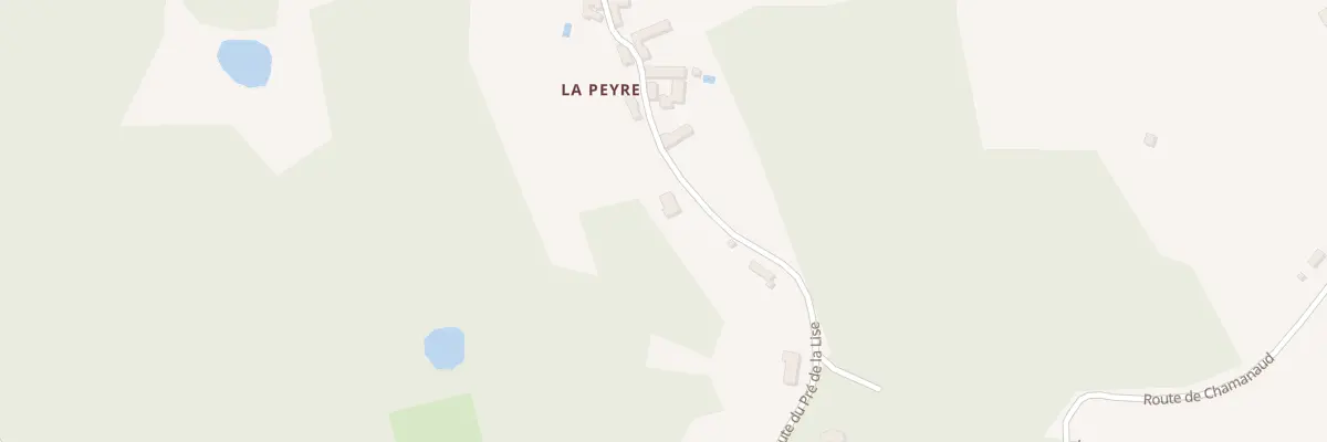 Plan du 6 Rte du Pré de la Lise à Azerat