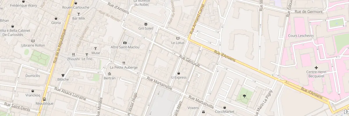 Plan du 35 Rue Armand Carrel à Rouen