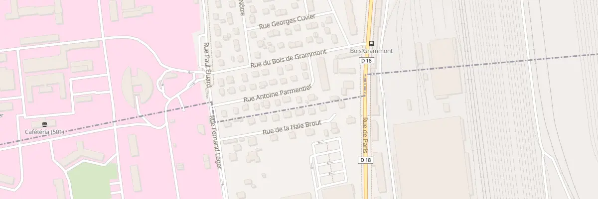 Plan du 16 Rue Antoine Parmentier à Sotteville-lès-Rouen